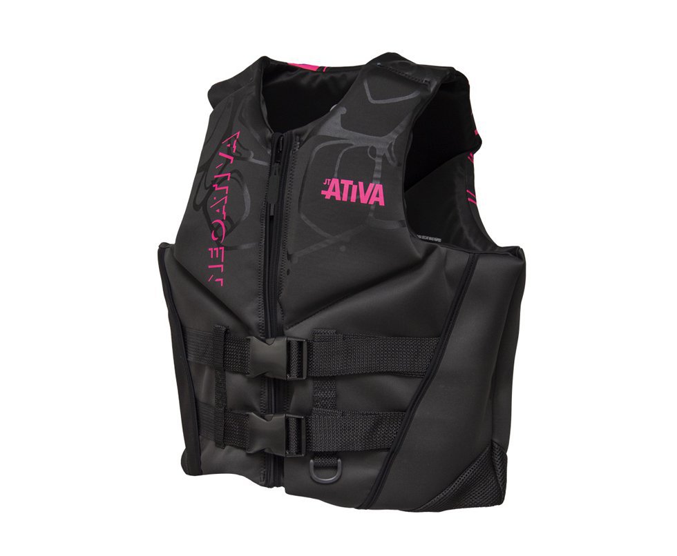 Colete Nautico Salva Vidas Homologado Ativa Neoativa Aqua | Rosa