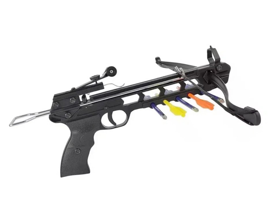 Besta/balestra Recurvo Curta 50 Lbs Mk-50A2/5PL corpo Alumínio - ManKung + Kit Com 12 Flechas