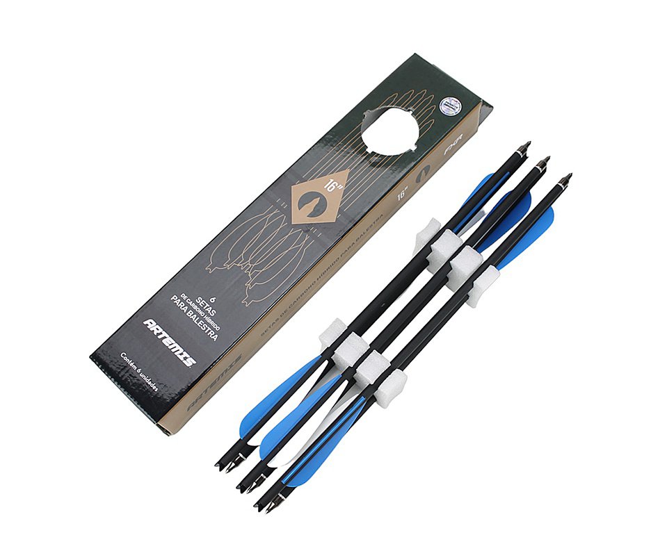 Seta em Fibra Carbono Misto 16" Artemis FXR - 316 c/ 6uni
