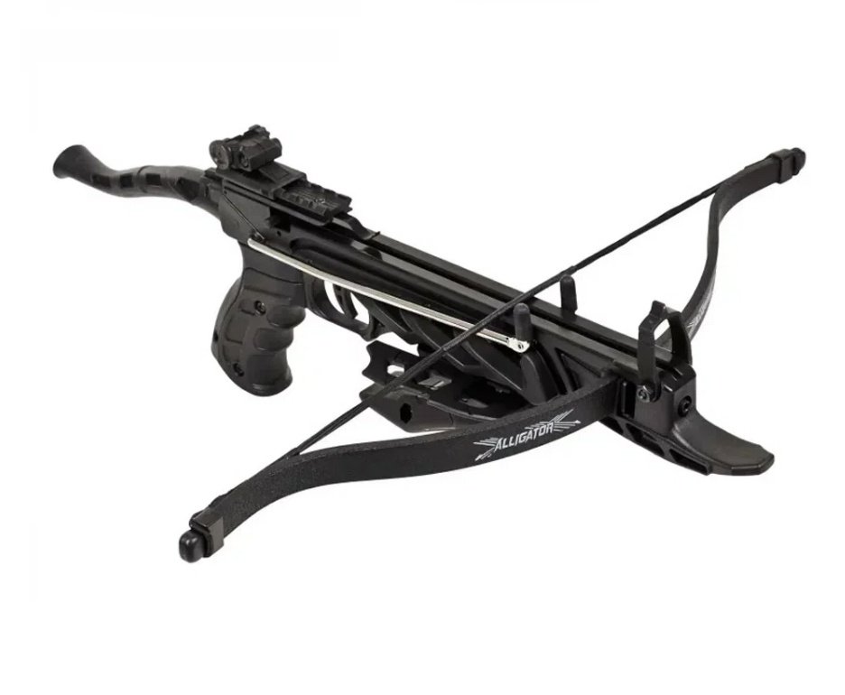 Besta/Balestra MK-TCS1-BK Alligator 80 Libras Black - Mankung + 12 Flechas