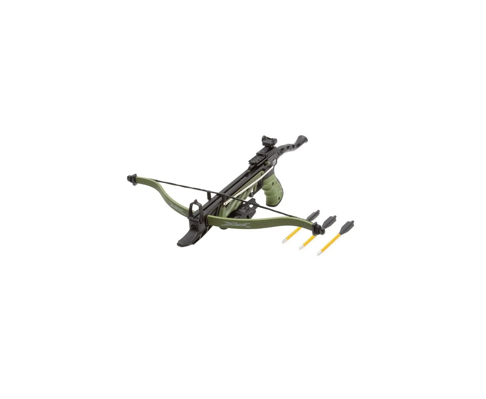 Balestra Besta MK-TCS1-G Alligator 80 Libras Verde - Man kung + Mochila/Capa