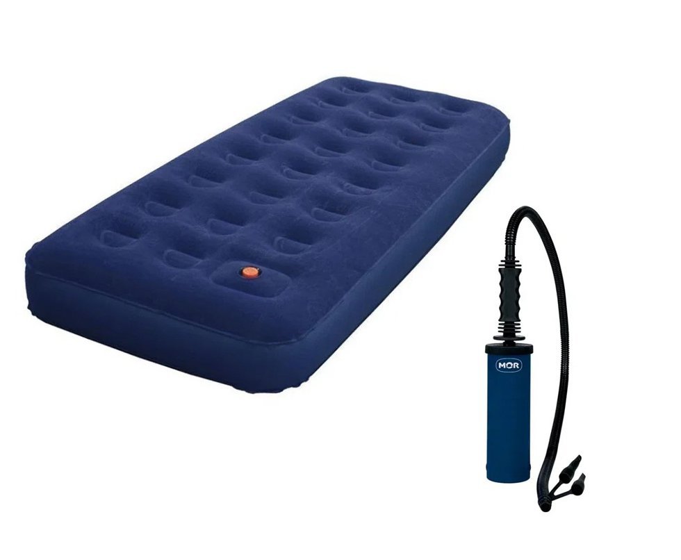 Colchão inflável Zenite Solteiro - Nautika + Inflador Manual Dupla Ação