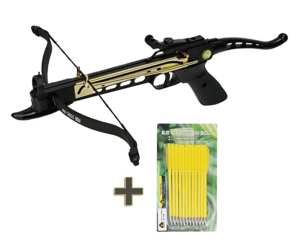 Besta/balestra Recurvo 80 Lbs Super Luxo Mk-80A4AL Man Kung + Kit 12 Setas