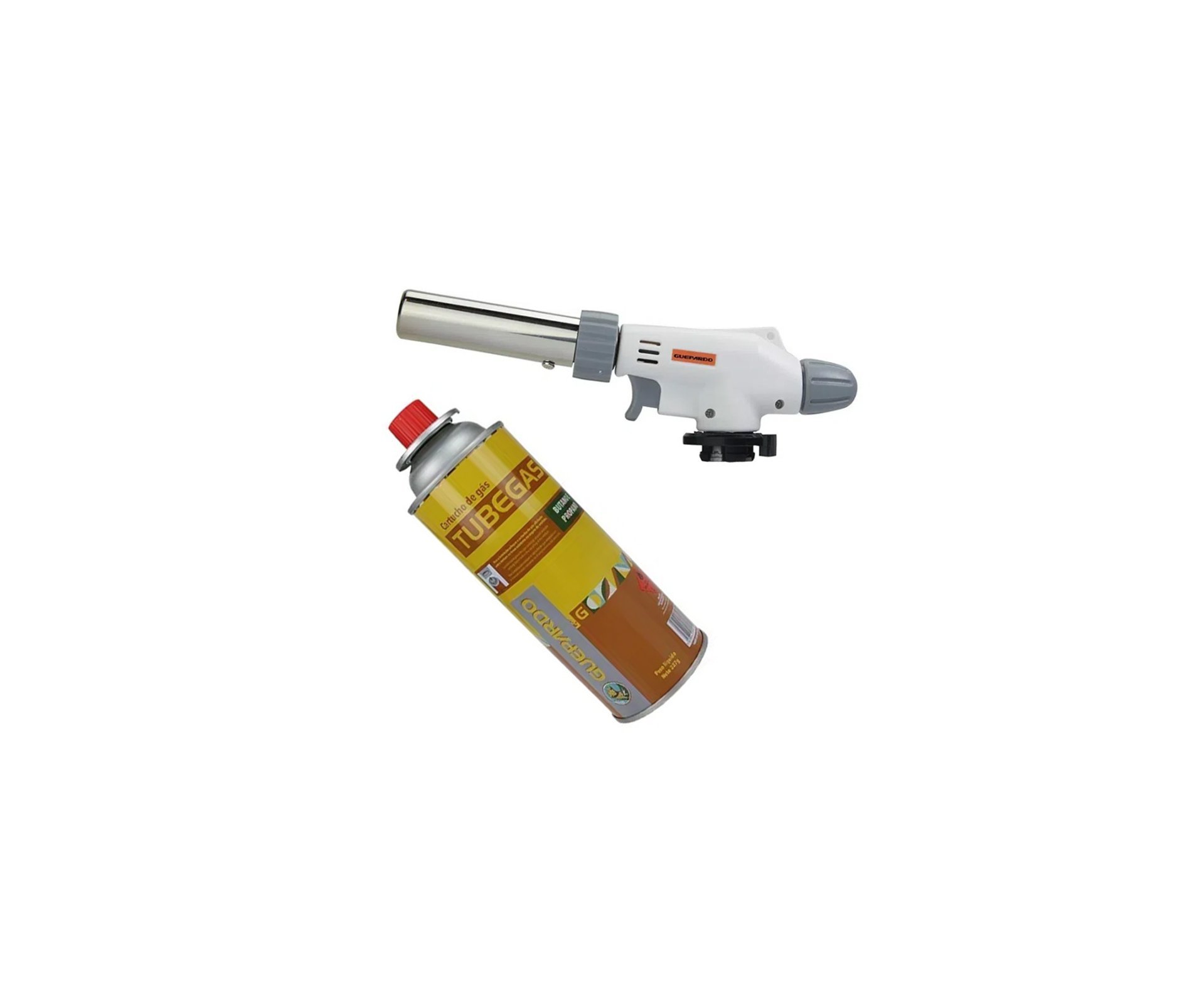 Maçarico Gourmet Flame Gun - Guepardo + 01 Refil Tube Gás 227 Gr