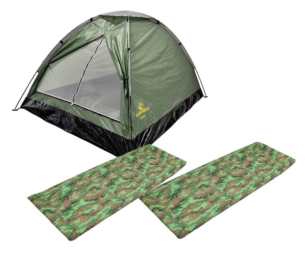 Barraca acampamento Iglu 2 Pessoas Koala - Guepardo + 2 Colchonetes Para Camping E Acampamento