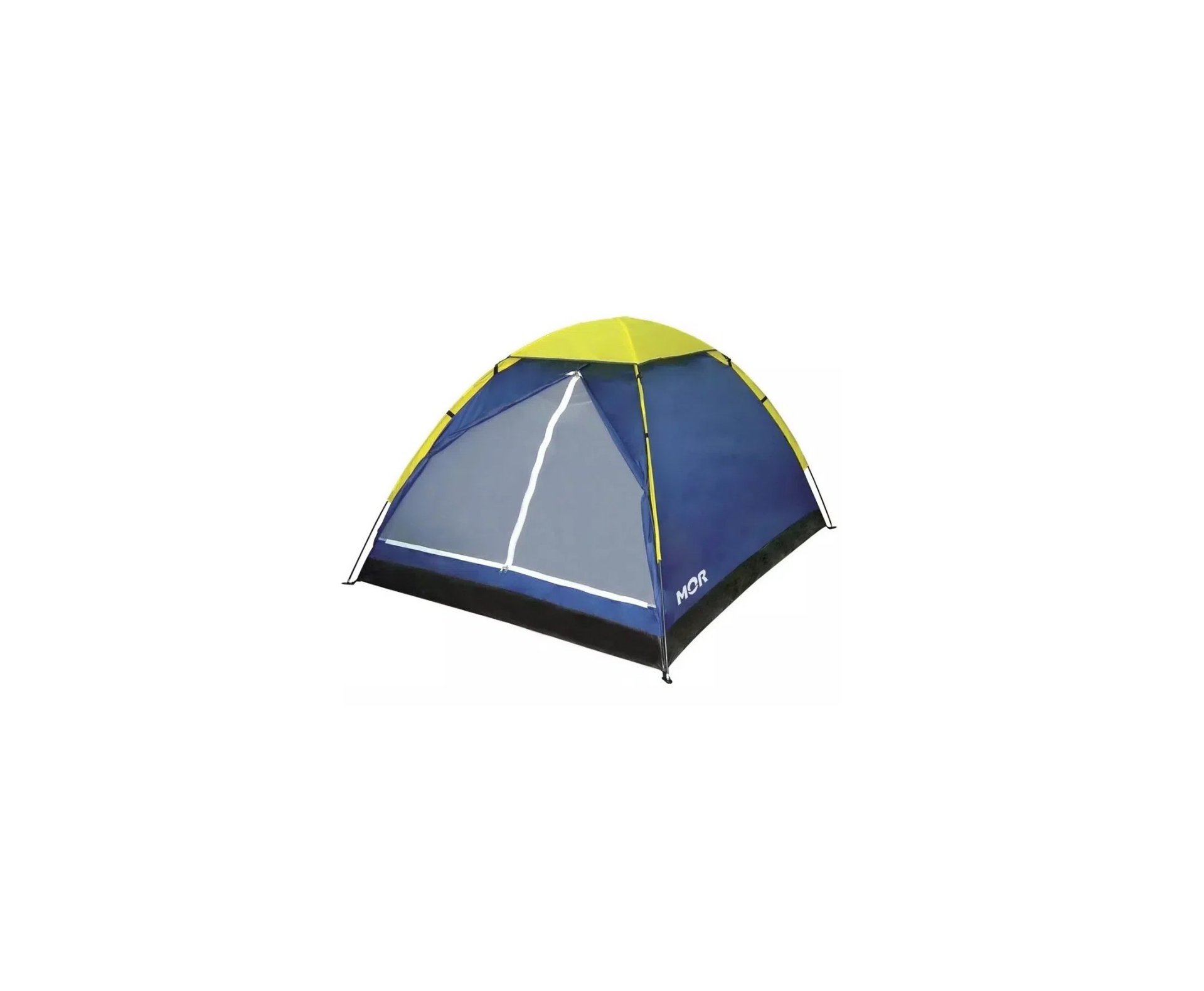 Saco dormir Bugy solteiro Camping NKT 8°C e 15°C Preto AZUL + Barraca Iglu 4 Pessoas