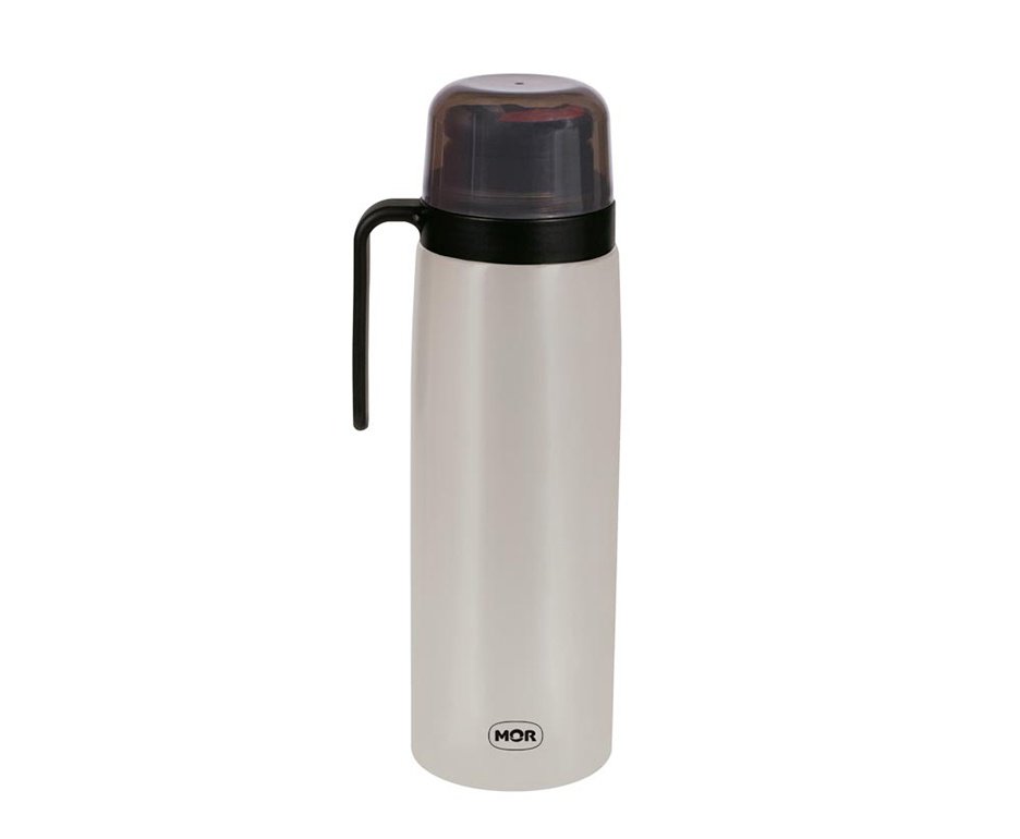 Garrafa Térmica Fit com Alça 1 Litro Inox - Mor