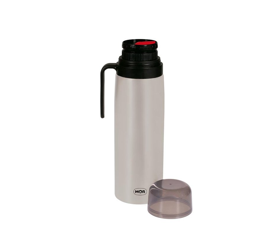 Garrafa Térmica Fit com Alça 1 Litro Inox - Mor