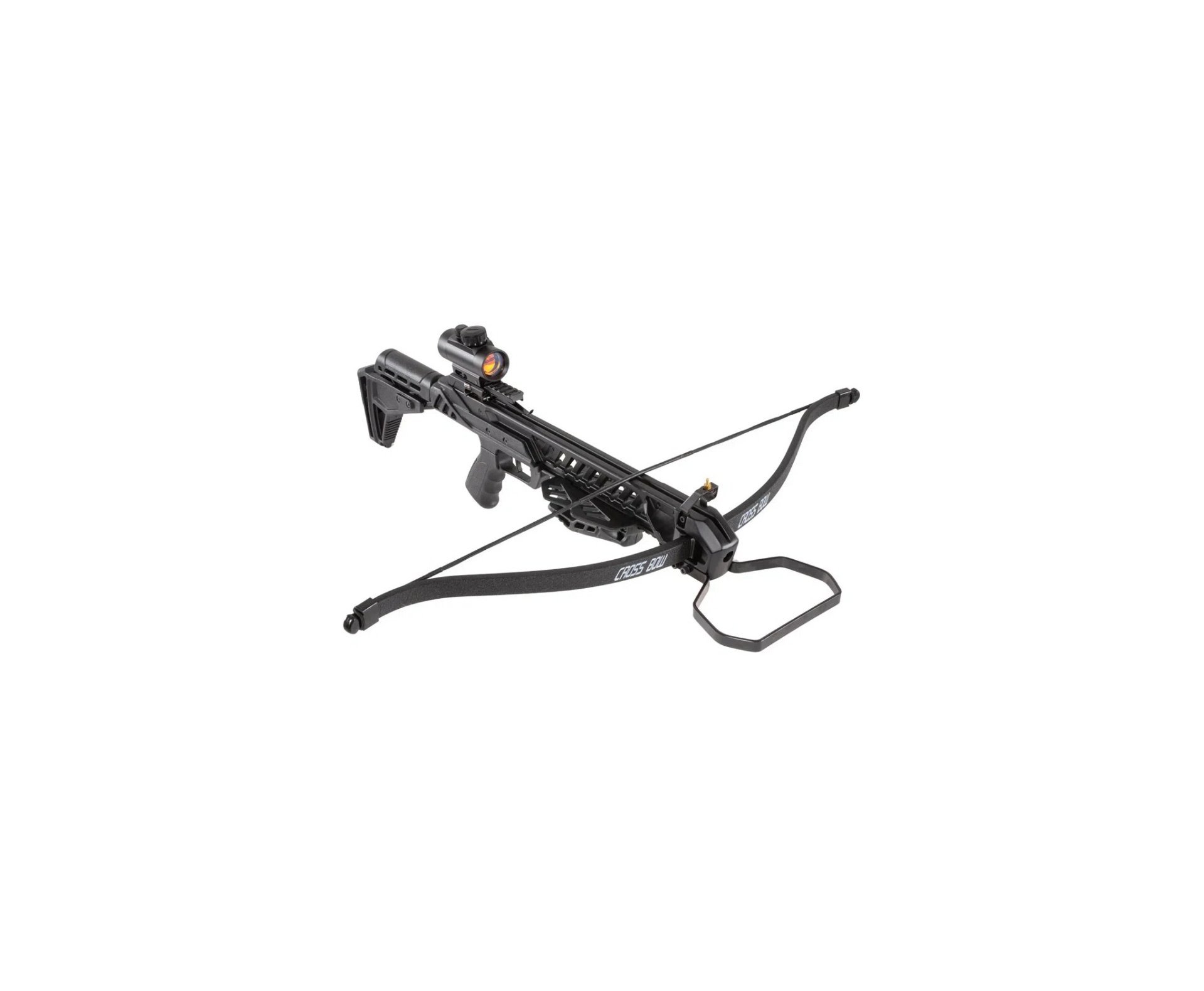 Kit Besta Balestra Premium Recurva Mk-XB27BK 175 Lbs + Red Dot + Kit 6 Flechas + Ponteiras de Caça