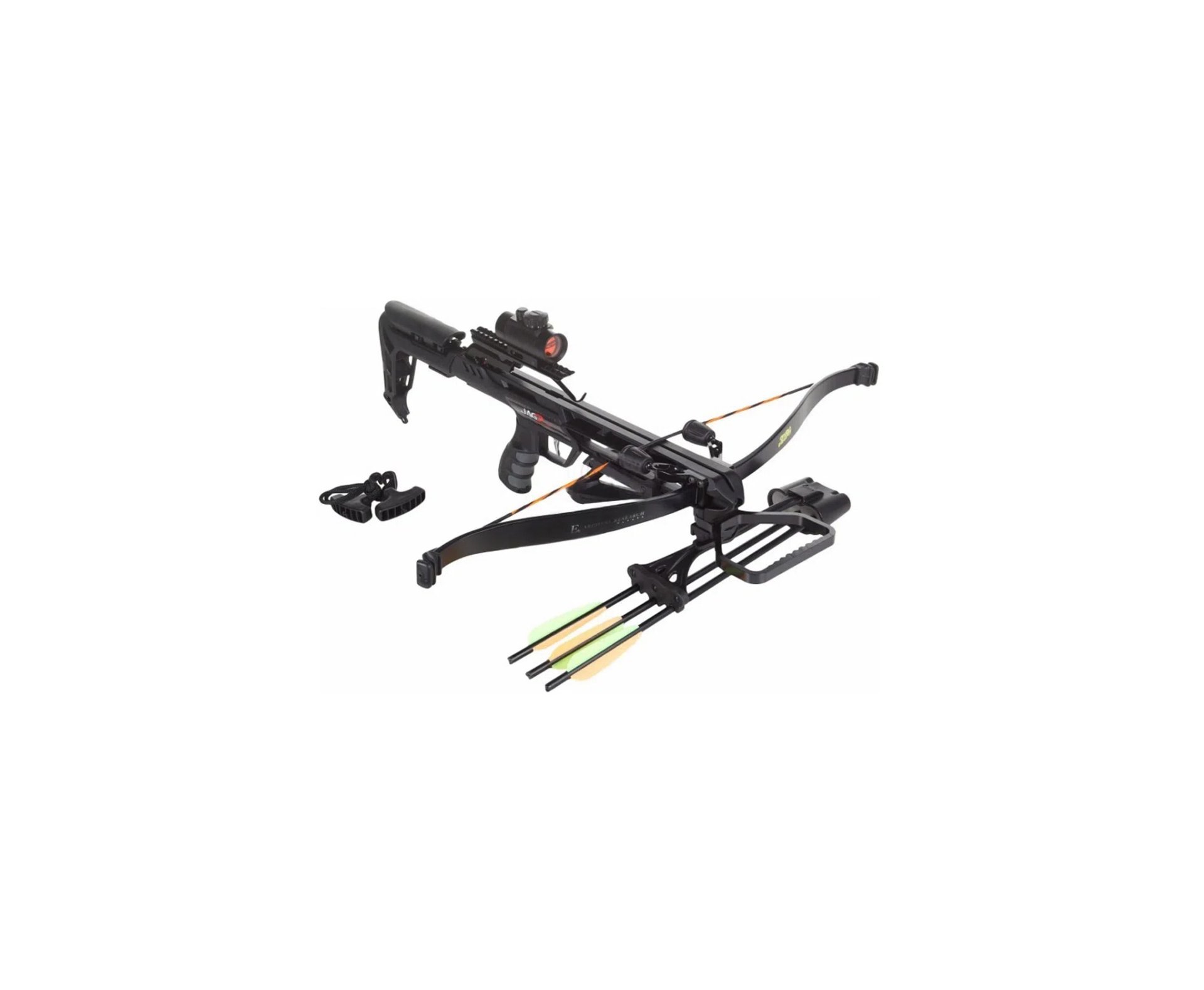 Besta/Balestra Recurva KIT Jaguar II PRO XBOW 175LB + Kit 6 Flechas + Ponteiras para Caça