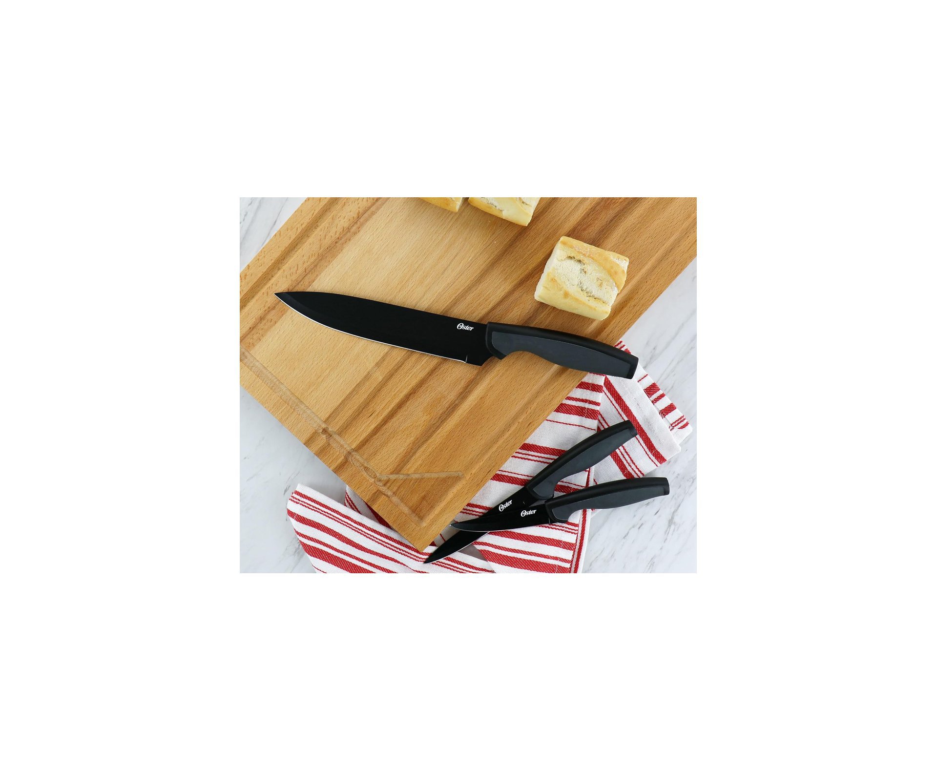 Jogo de Facas de Cozinha 3 Peças Slice Craft Oster