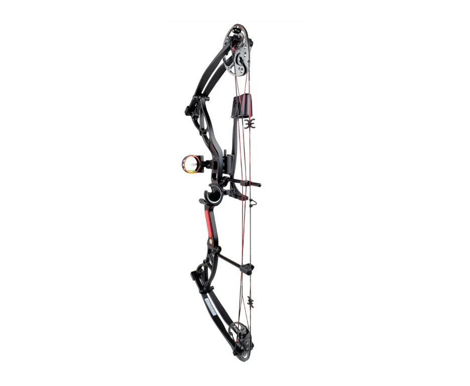 Arco Composto Exterminator Preto / Vermelho 15 - 70 Lb Ek Archery