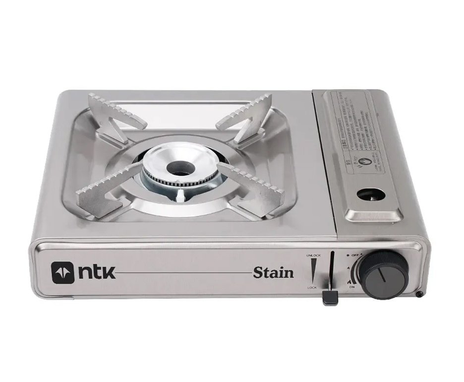 Fogareiro Frontier Inox Portatil Para Cozinha E Camping Cheff Stain - NTK