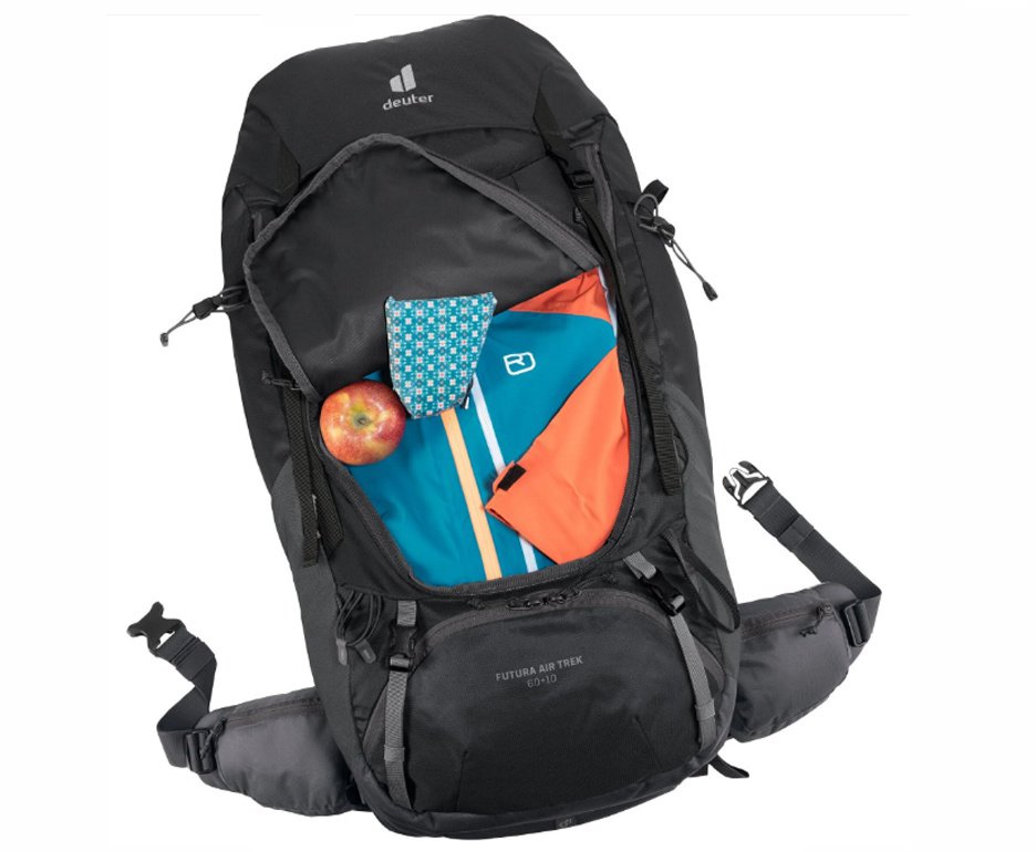 Mochila para trekking Futura Air Trek 60+10 litros Deuter