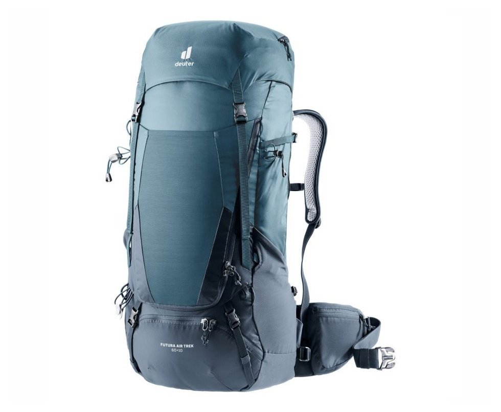 Mochila para Trekking Futura Air Trek 60+10 litros Azul - Deuter