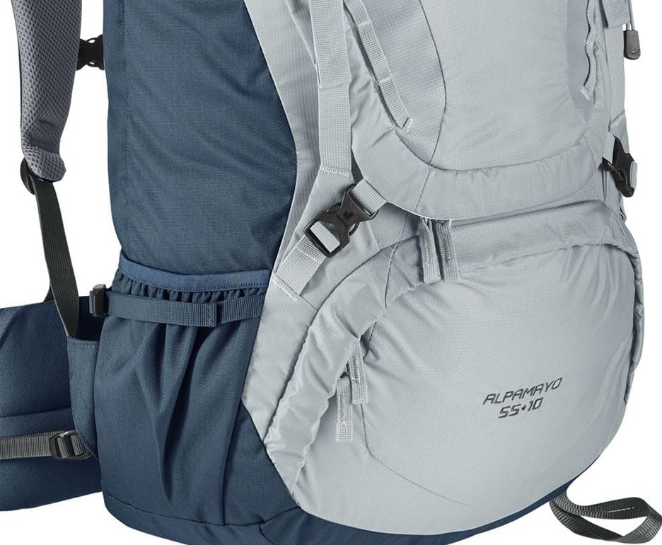 Mochila Alpamayo 55+10 L Cinza - Deuter