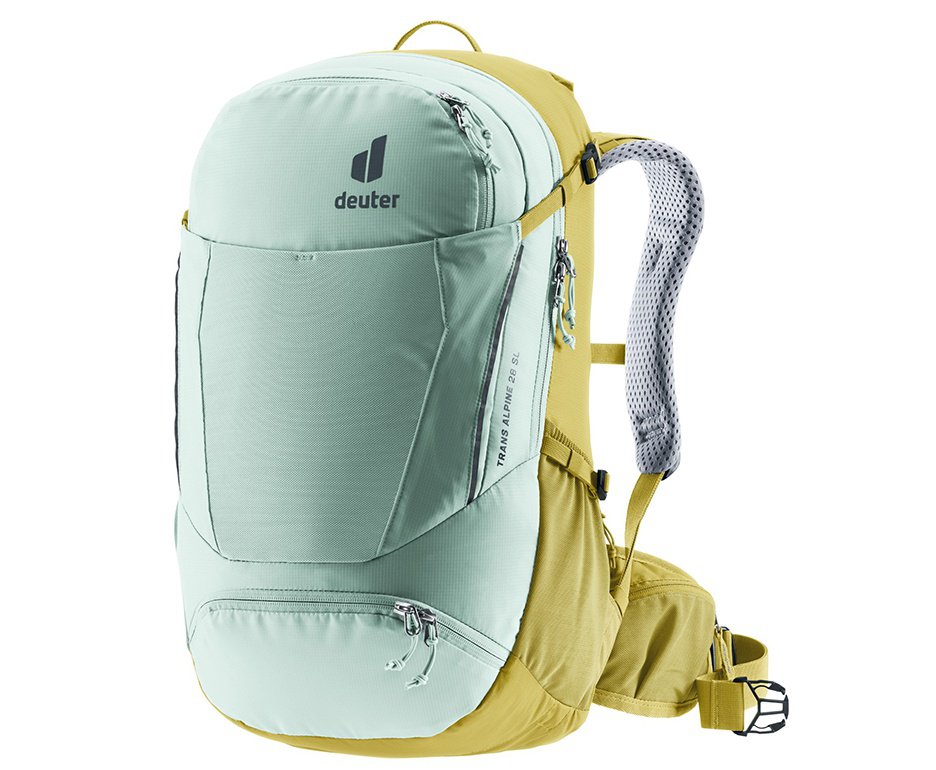 Mochila Bike Transalpine SL 28 Litros Verde/Cinza - Deuter