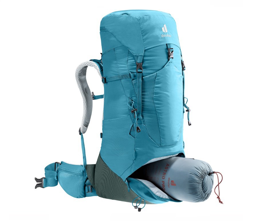 Mochila Aircontact Lite SL 35+10 litros Azul/Cinza - Deuter