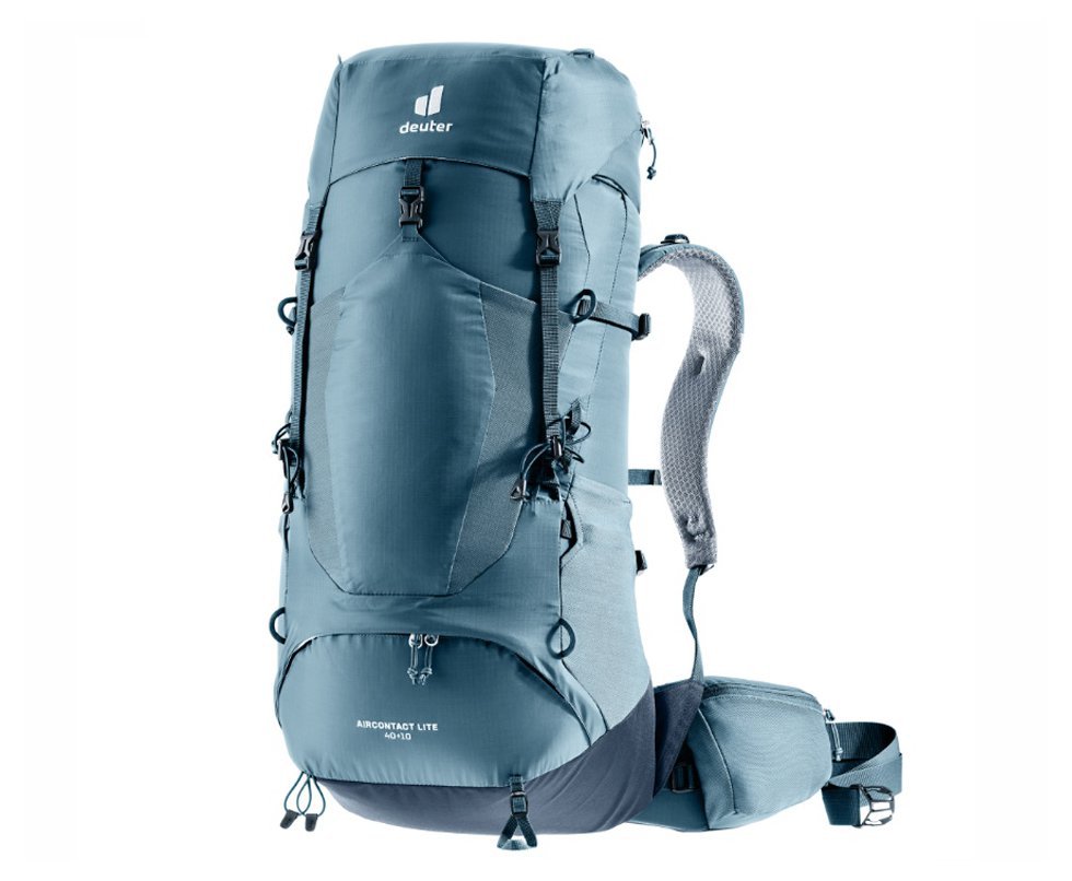Mochila Aircontact Lite 40+10 litros Azul Cargueira - Deuter