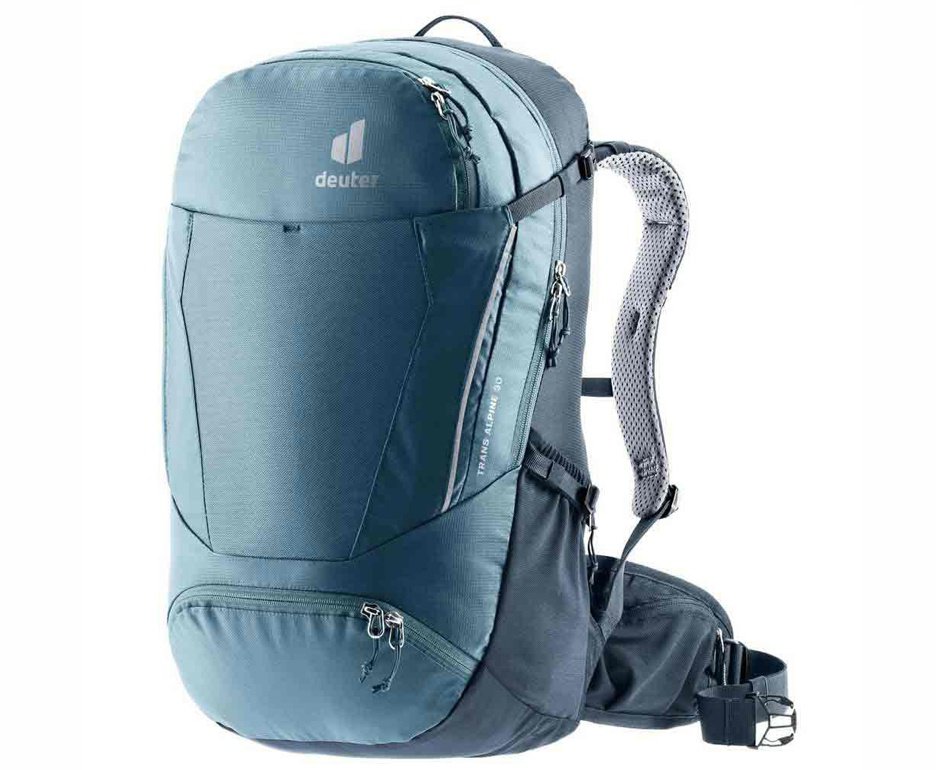 Mochila Bike Transalpine 30 Litros Azul - Deuter