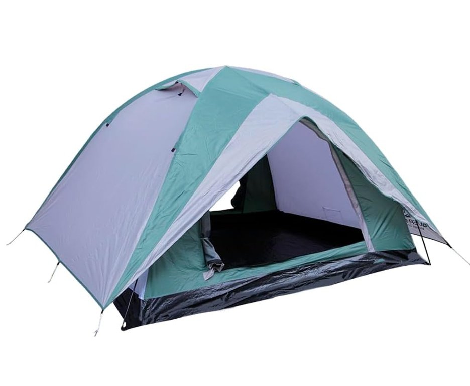 Barraca Guepardo News Venus Ultra PRO 5 Pessoas 2500mm Coluna D Agua - VD/CZ - Nautika + Colchão Inflável Fit De Casal suporta 200kg - Nautika