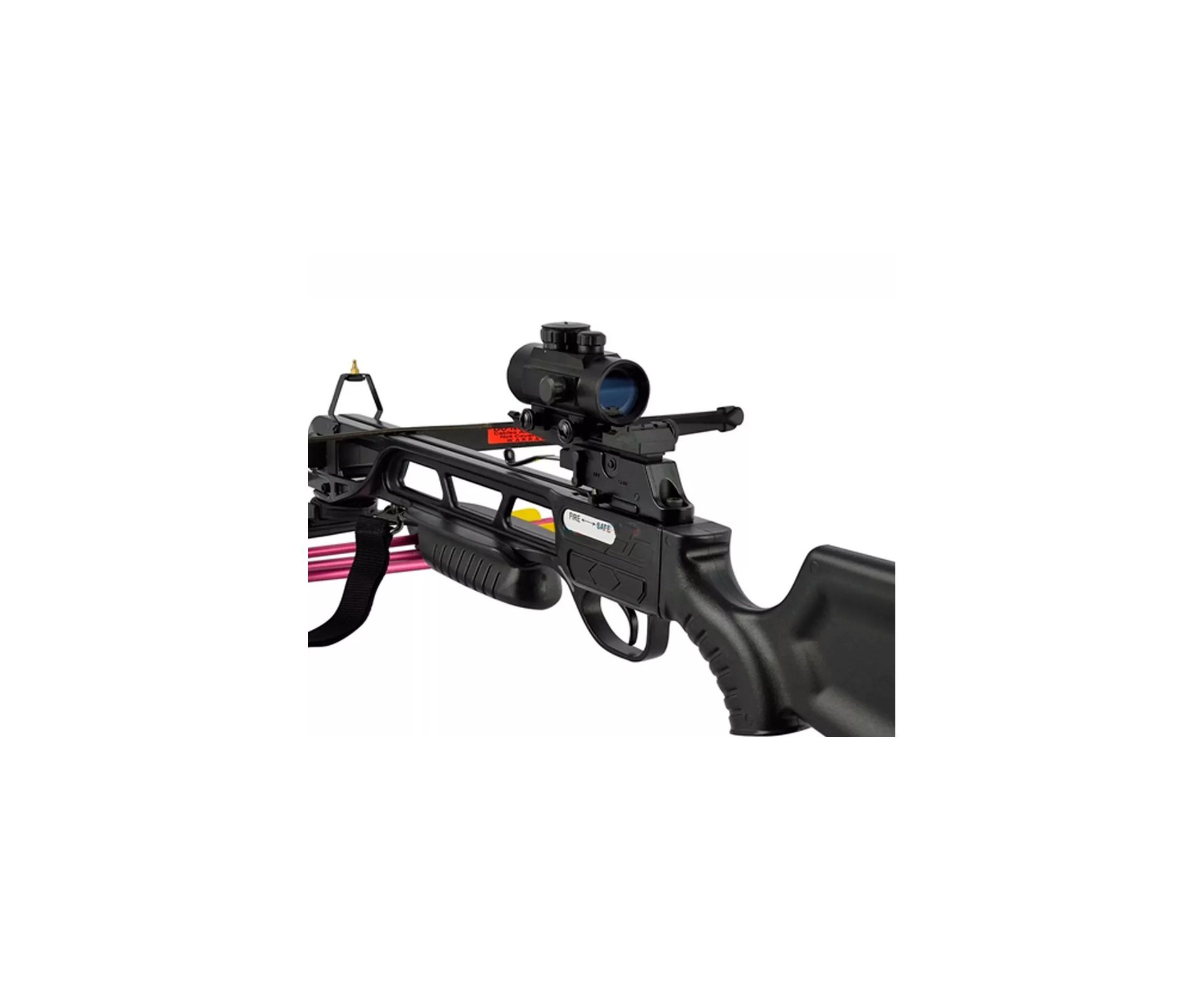 Besta/balestra Jaguar I Luxo 175 Libras com Red Dot Coronha Polímero - EK Archery