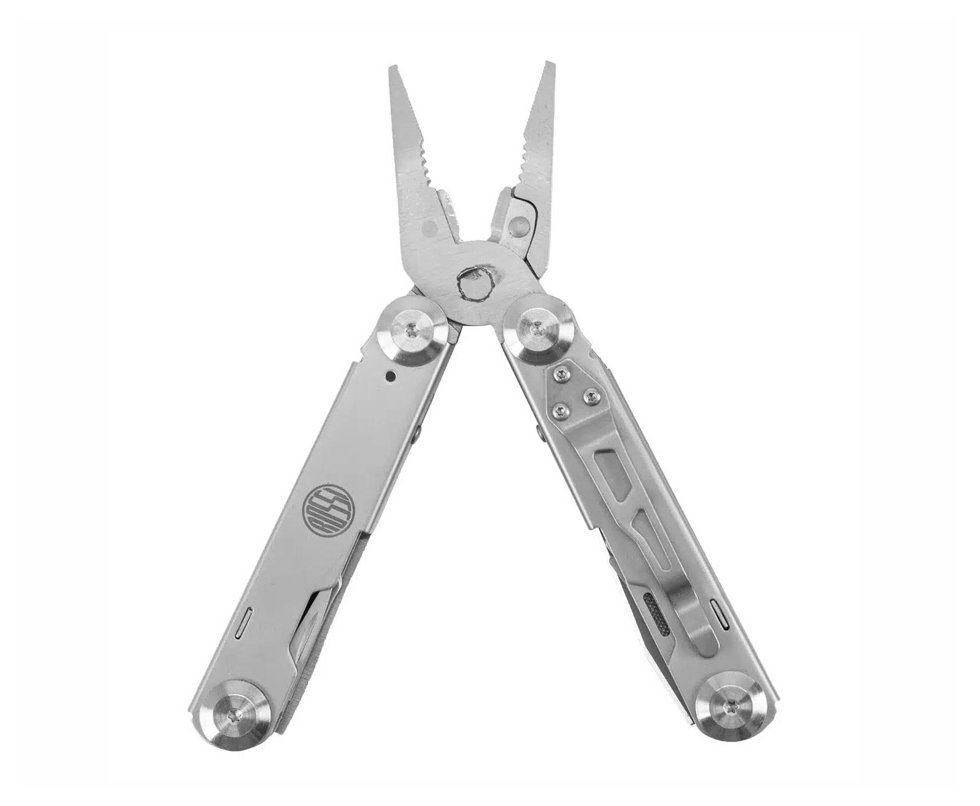 Alicate Canivete Multifuncional Aço Inox Silver Rossi