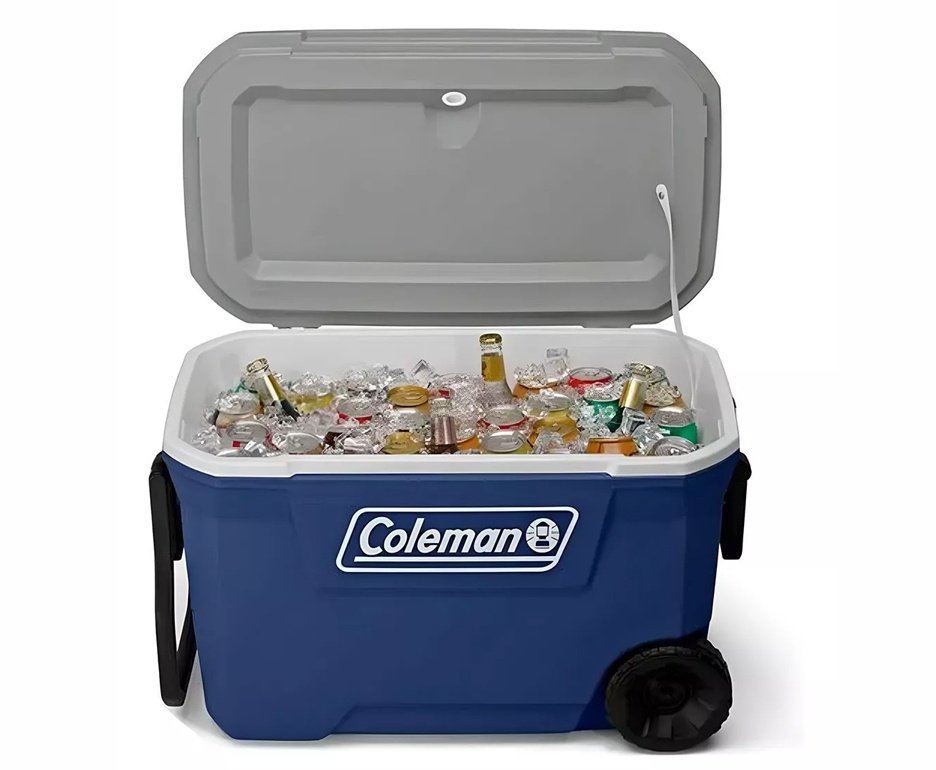 Caixa Térmica Coleman Lakeside 62QT com Rodas (58,7 Litros) Azul