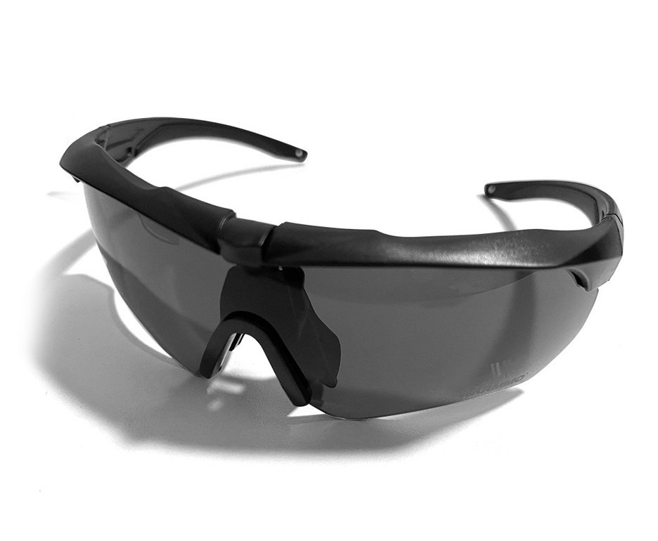 Oculos de Proteção Tatico Dark Warmmo 03 lentes 2.4 mm - Preto