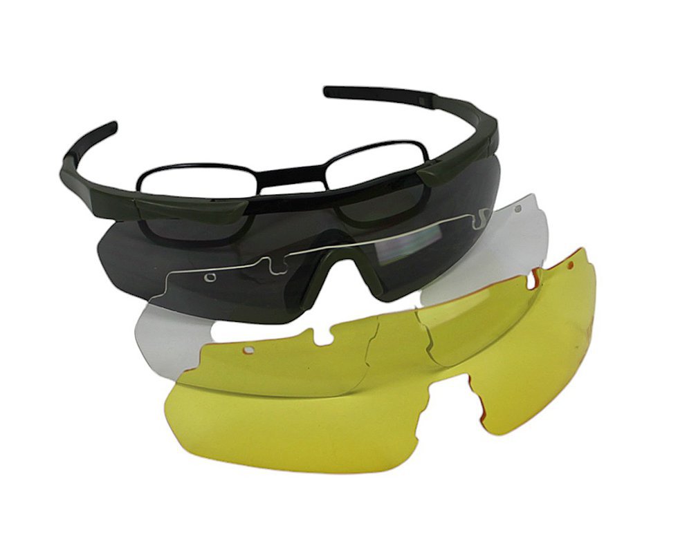 Óculos de Proteção Tático Jungle Warmmo 03 lentes 2.0mm Verde
