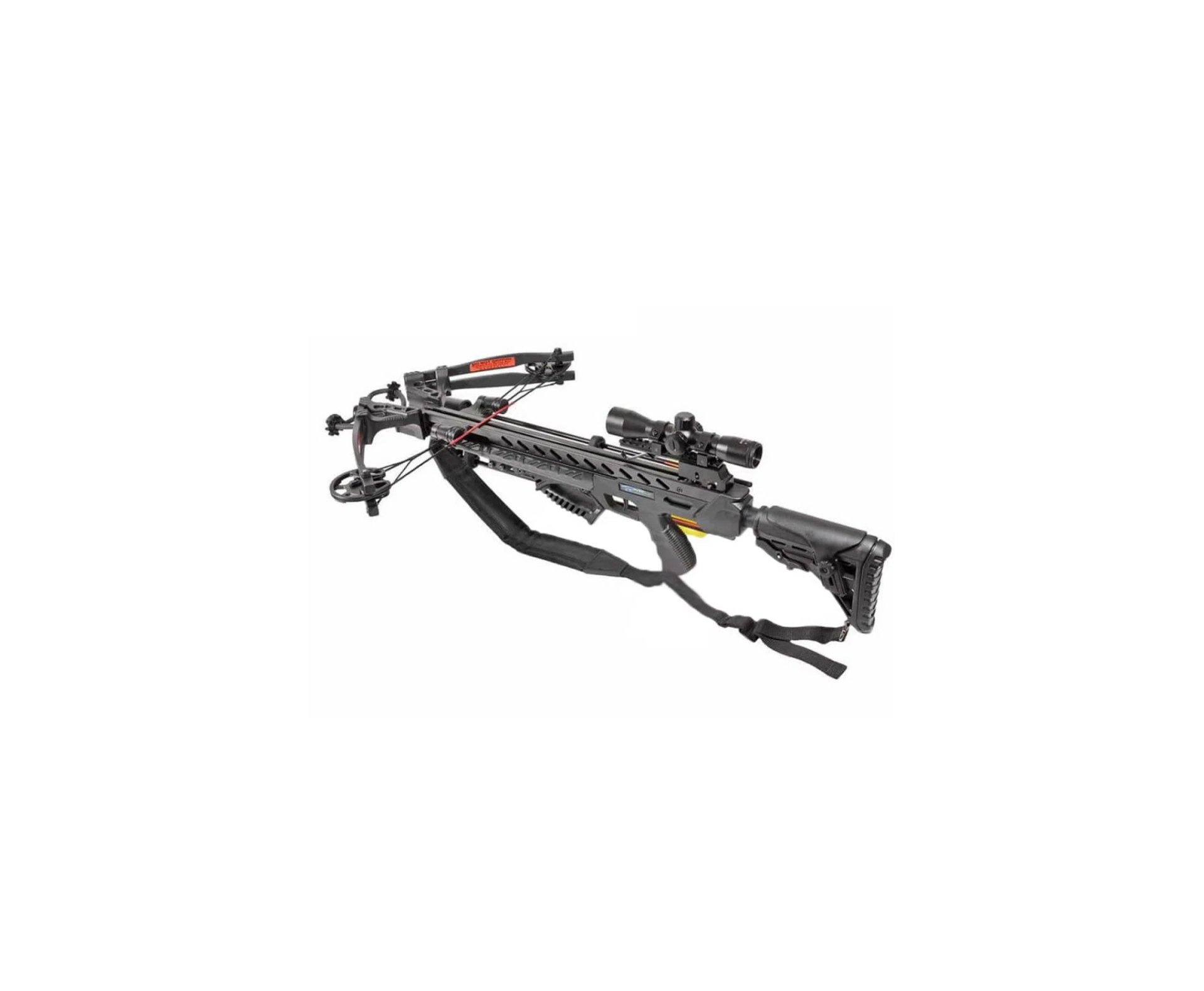 Besta/Balestra Composta Frost Wolf MK-XB56BK 175 LBS - ManKung + 03 Flecha Fibra De Carbono Com Ponta Para Caça 30" - Mankung