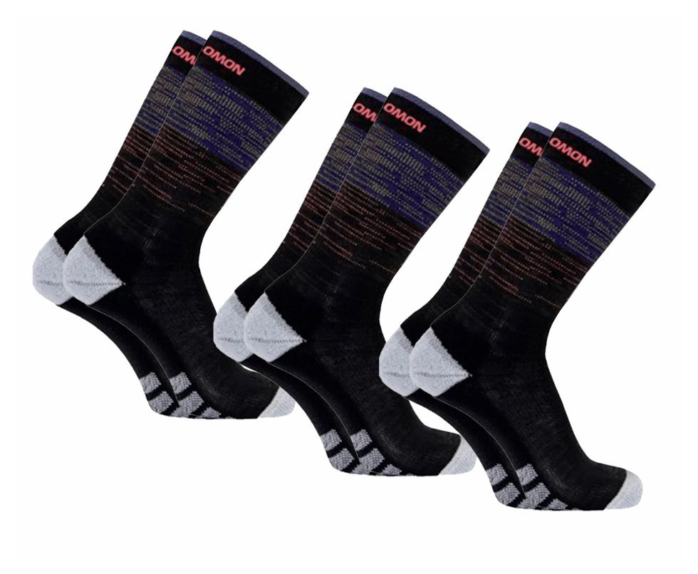 MEIA PREDICT CREW M 3PK PT 35-38