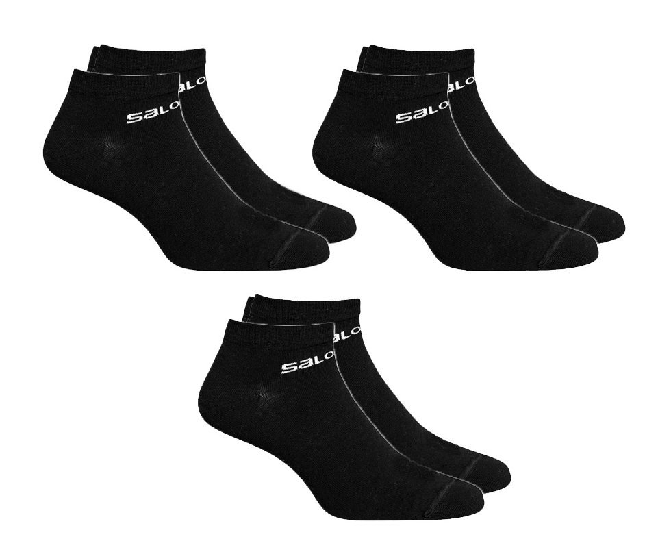 KIT Meia Salomon Festival Low Tripack II W 3 Pares PT 35-38