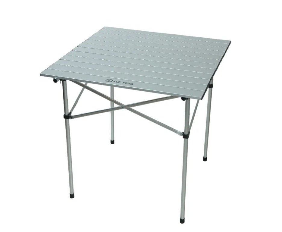 Mesa Camping Dobrável Iztac em Alumínio 70 x 70cm - Azteq