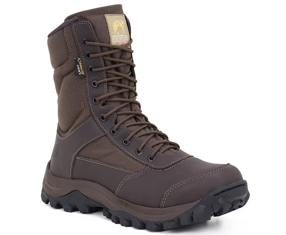 Bota Coturno Tático Easy Boot 8628-7 Marrom - Airstep