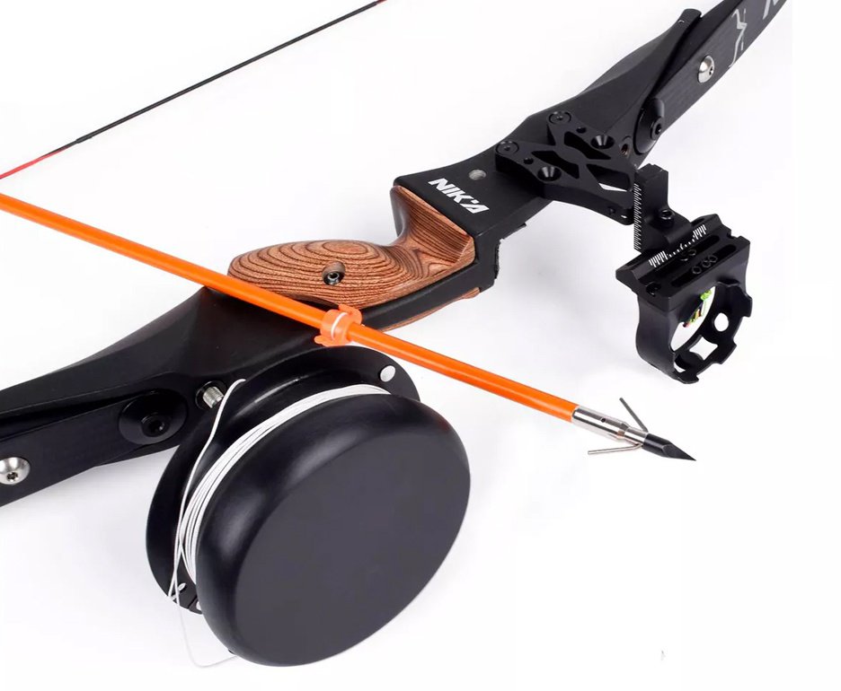 Kit com 03 Flechas de Fibra de Vidro cor Laranja para Pesca Com Arco 8mm / 32'' kit com 3 un - Elong Outdoor