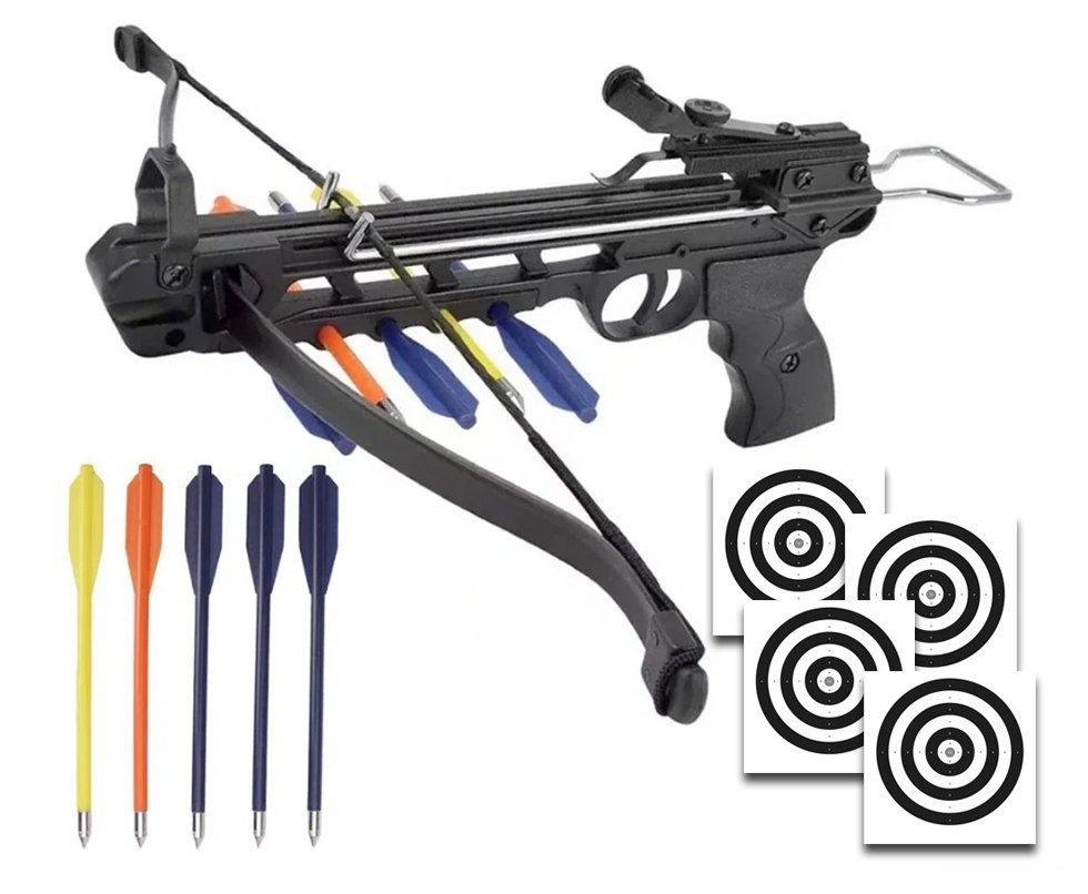 Besta/balestra Recurvo Curta 50 Lbs Mk-50A2/5PL corpo Alumínio - ManKung + Alvos