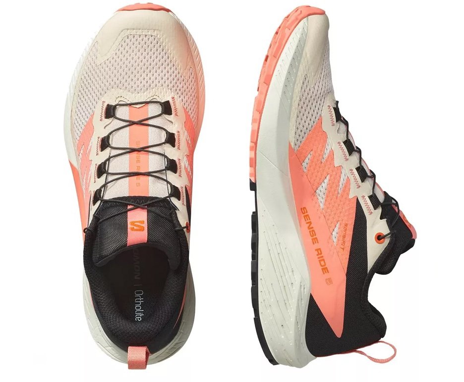 Tenis Salomon Sense Ride 5 Feminino  Fucsia /Black