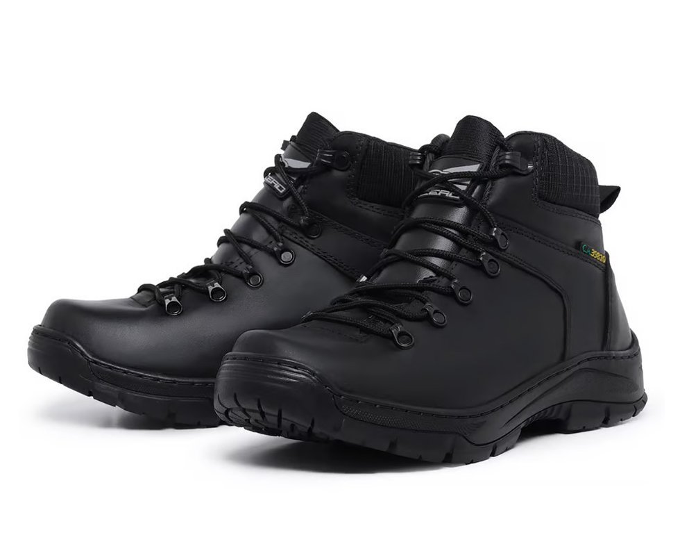 Bota Coturno Militar Acero Fox Crazy Horse Preto