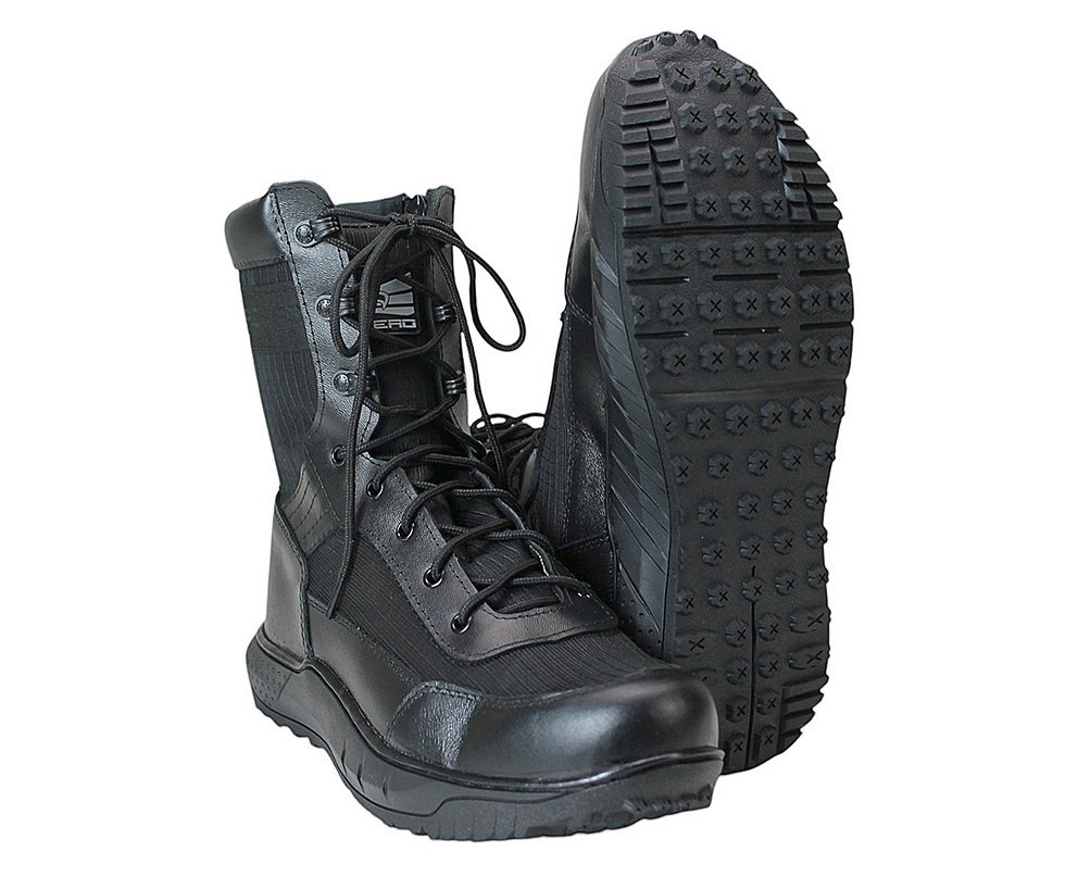 Bota Coturno Militar Acero Ligth Preto Zíper