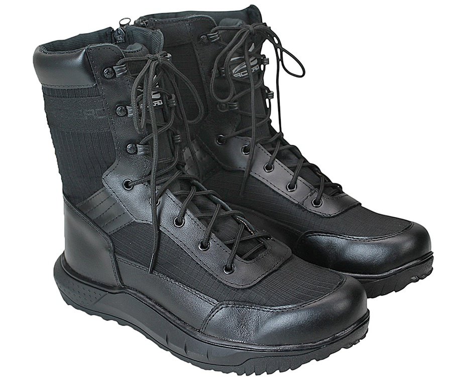 Bota Coturno Militar Acero Ligth Preto Zíper