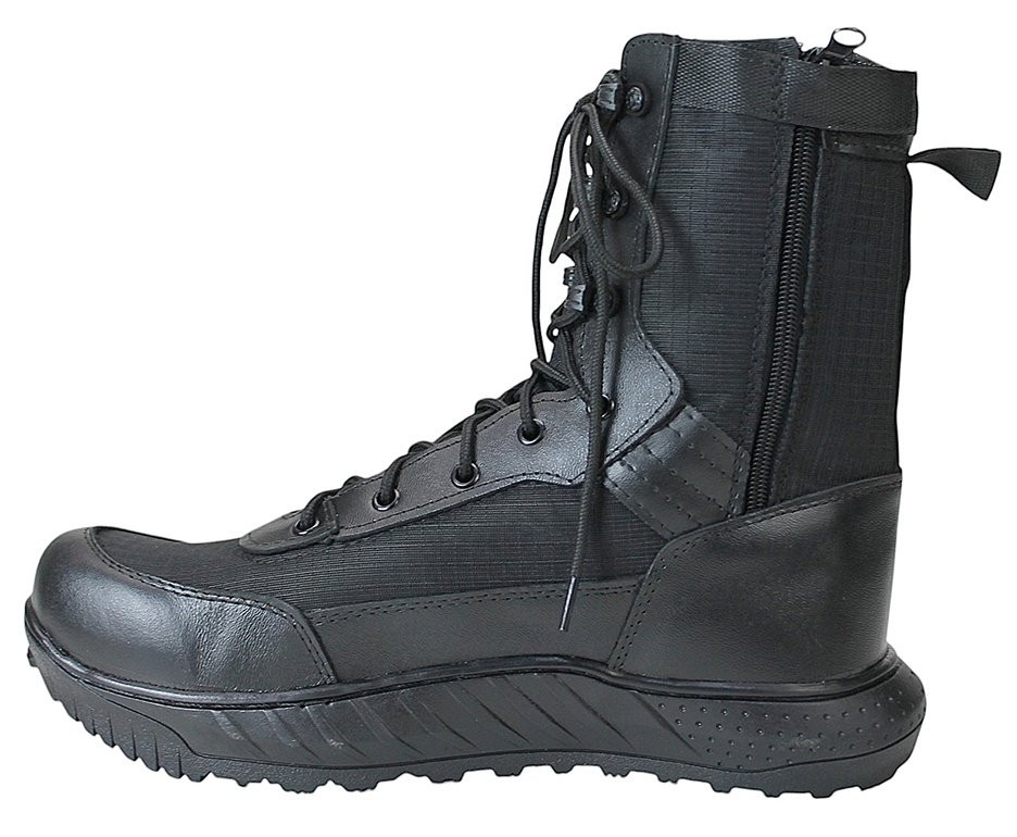 Bota Coturno Militar Acero Ligth Preto Zíper