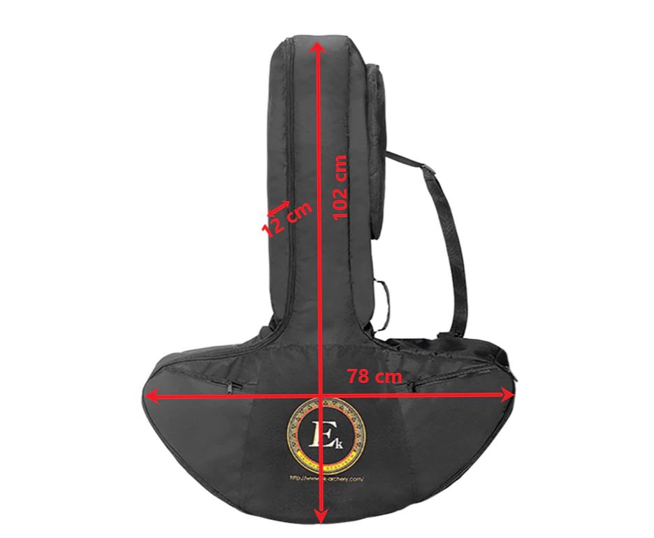 Bolsa de Poliester EK Archery Research preta para Balestra até 30"
