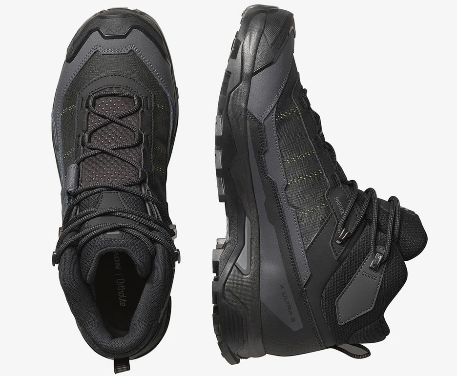 Bota Salomon X Ultra 5 Mid GTX Masculina Black/Asphal/Clr