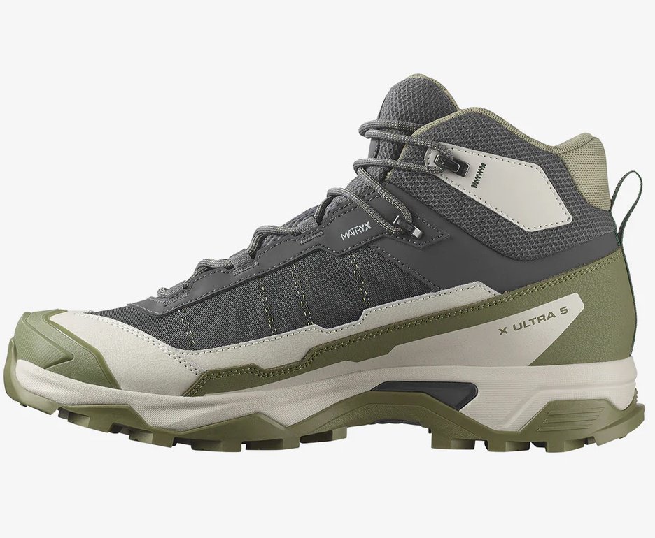 Bota Salomon X Ultra 5 Mid GTX Masculina Asphal/Aloe/Eden