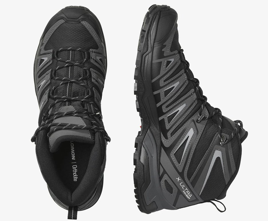 Bota Salomon X Ultra Pionner Mid GTX Masculina Black/Mgnt