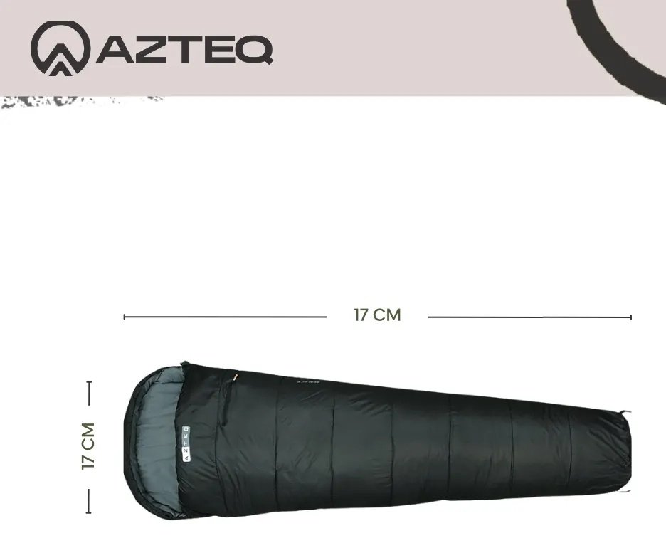 Saco de Dormir Sarcófago Heat Azteq Suporta de 7°C a 18°C