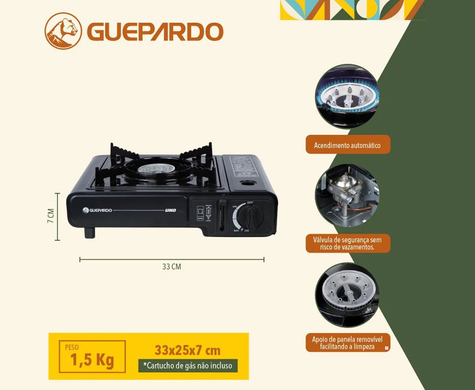 Fogareiro Guepardo UNO