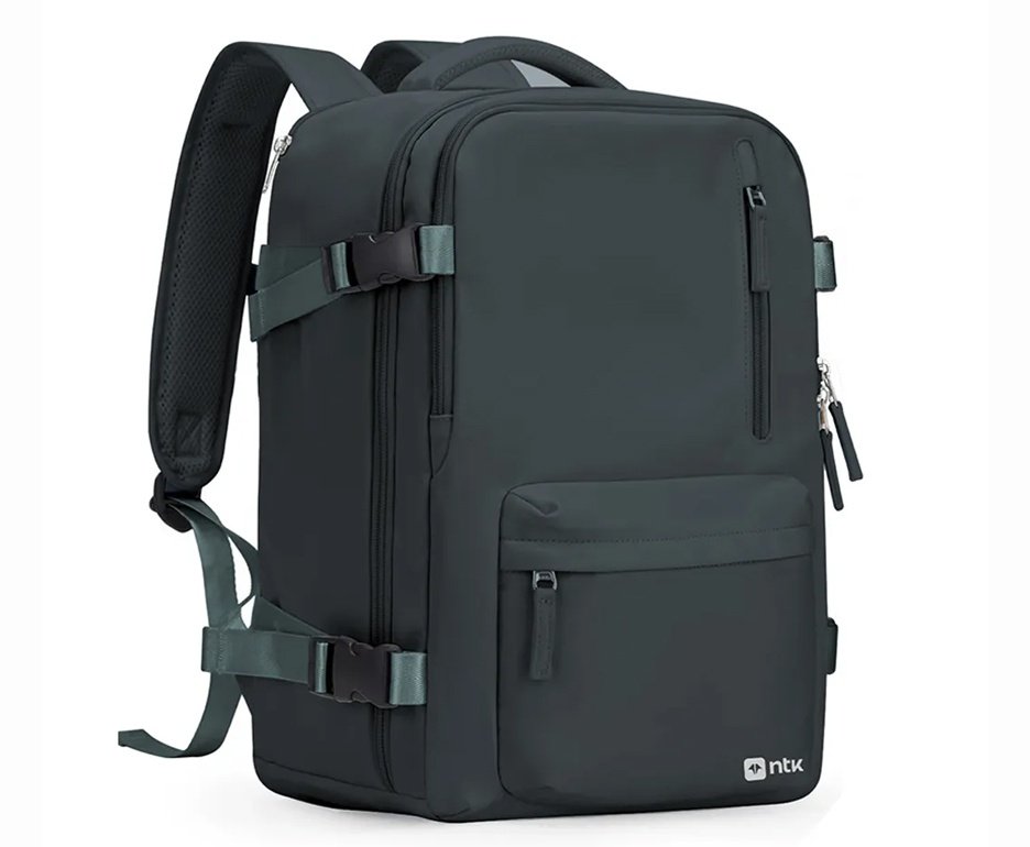 Mochila para Viagem 40L Trip NTK Preta com Compartimento para Notebook