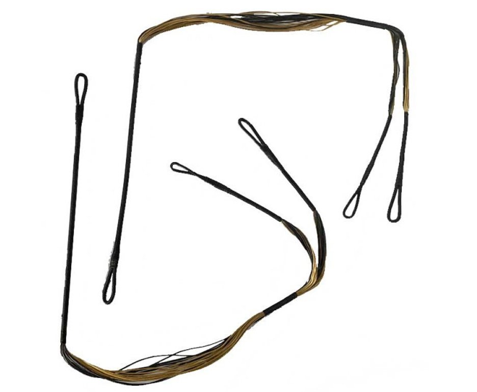 Conjunto de Cabos preto/dourado para Balestras GUILLOTINE-M 185 Lbs- EK Archery